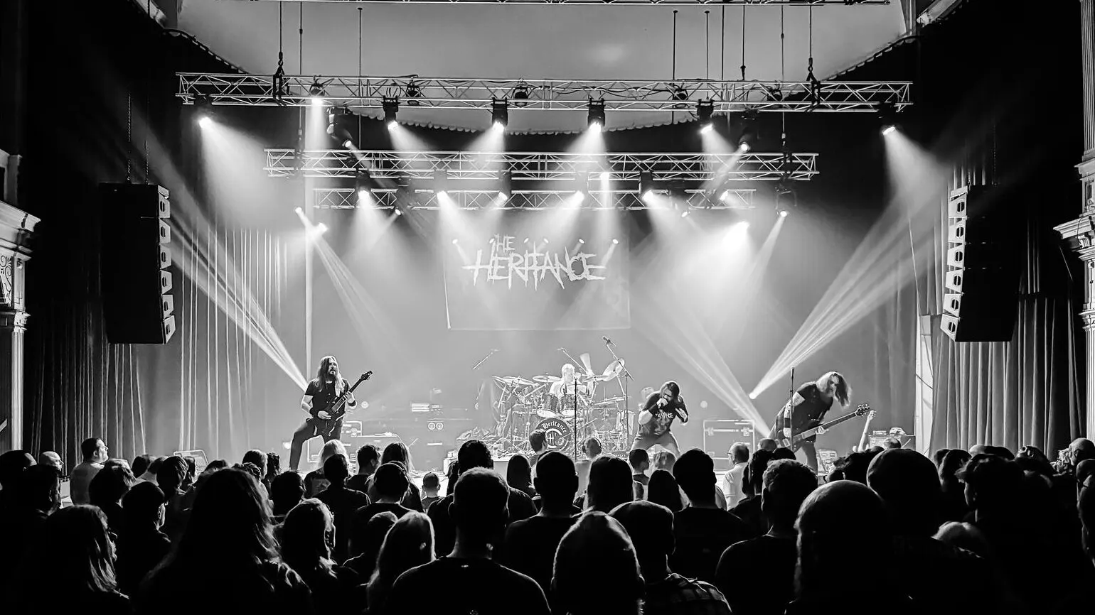 The Heritance live on stage